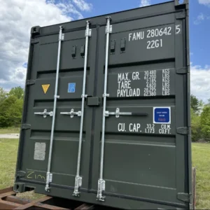 20 x 8 x 8.5 Green Shipping / Storage Container