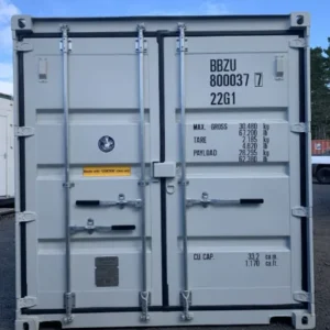 20ft Light Grey One Trip Shipping Container